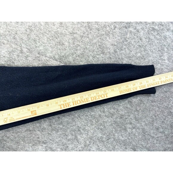 Gap Men's Size Large Tall Navy Blue Rollneck Sweater Classic Wool Blend - Picture 6 of 9